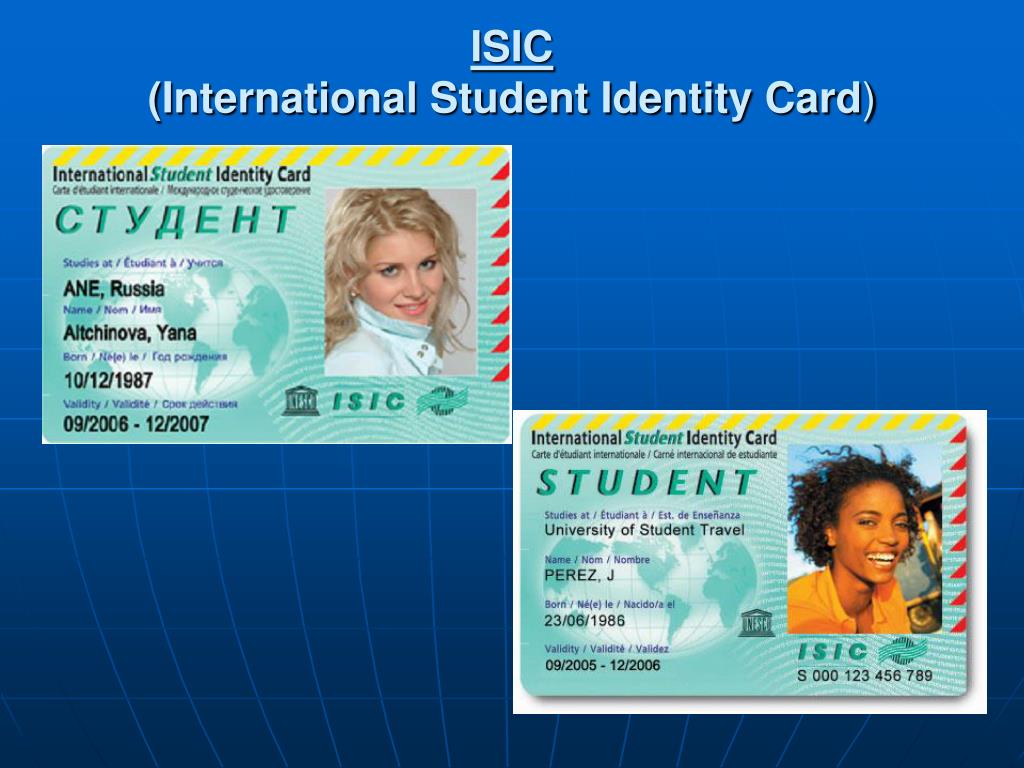 Students card 1