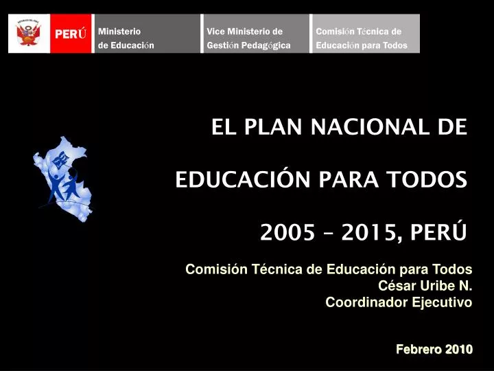 Ppt Comisi O N T E Cnica De Educaci O N Para Todos Powerpoint Presentation Id