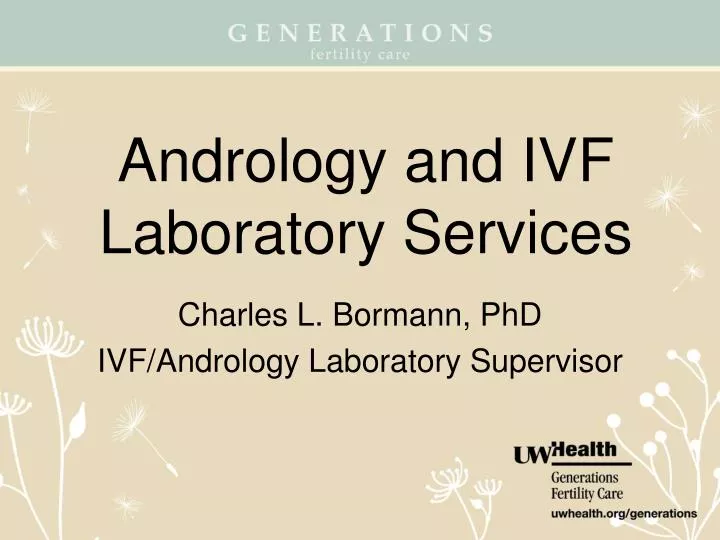 andrology and ivf laboratory services n.