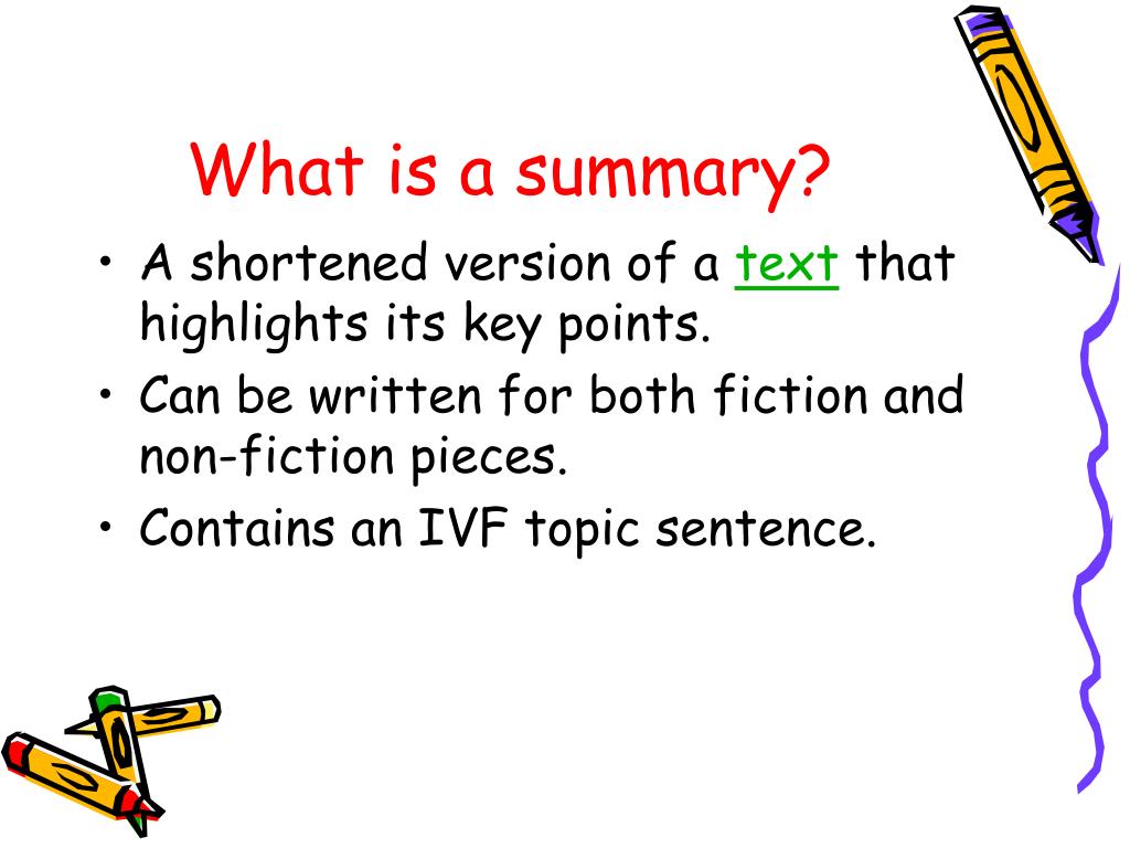 PPT How To Write A Summary PowerPoint Presentation Free Download 