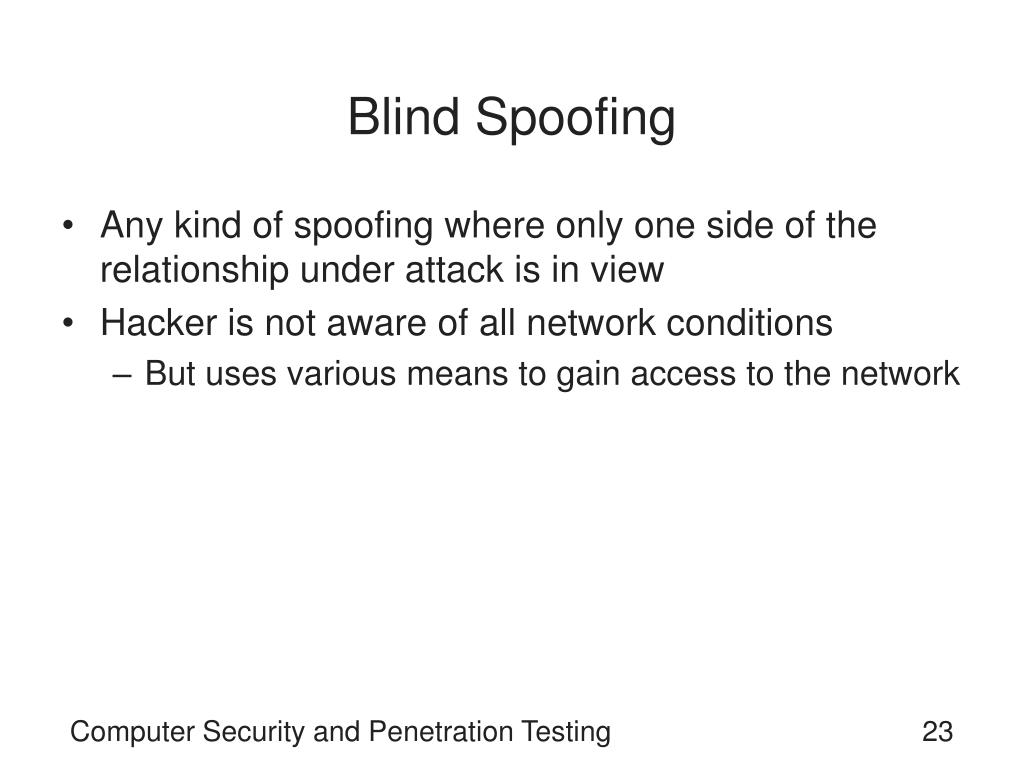 Computer Security And Penetration Testing