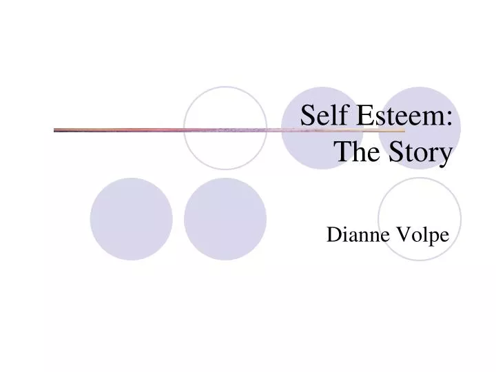 self esteem the story n.