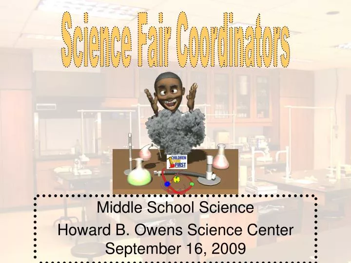 middle school science howard b owens science center september 16 2009 n.