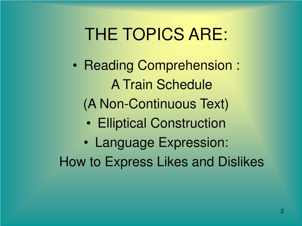 basic grammar for smp