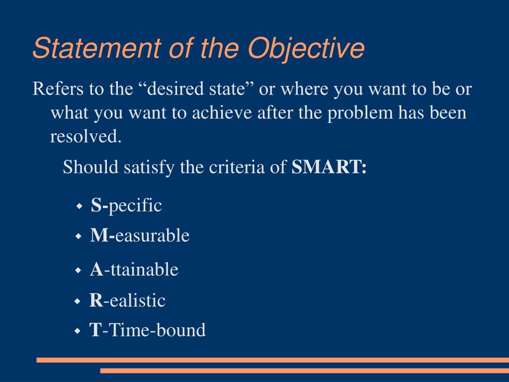 what is objectives in case study