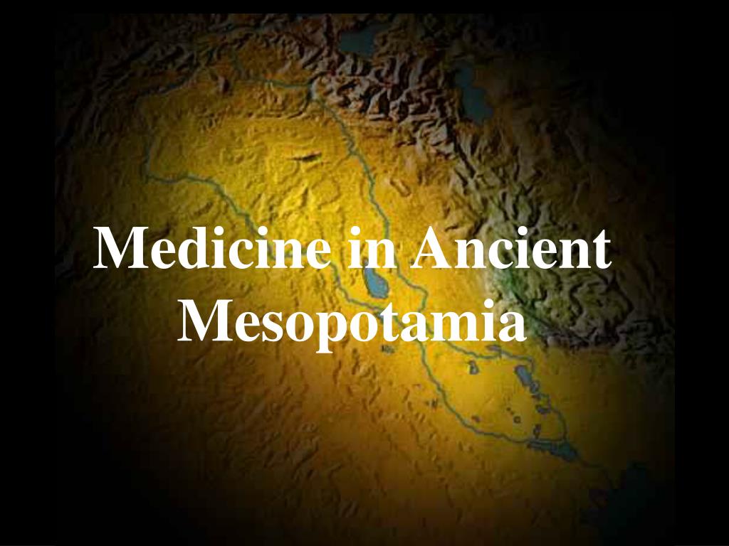 mesopotamian medicine