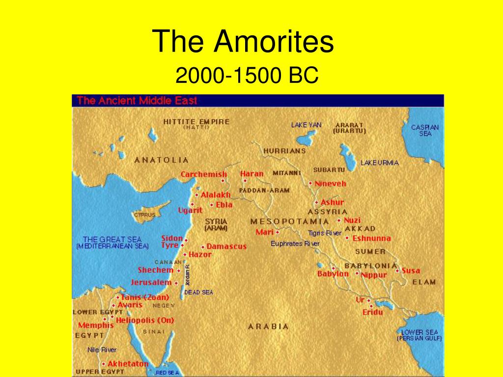 PPT - The Amorites PowerPoint Presentation, free download - ID:5171729