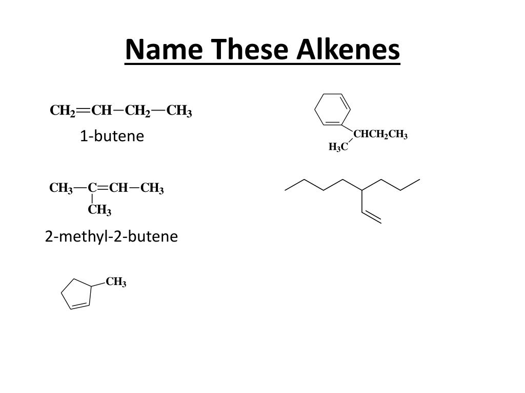 PPT - Alkenes and Alkynes Chapter #3 PowerPoint Presentation, free ...