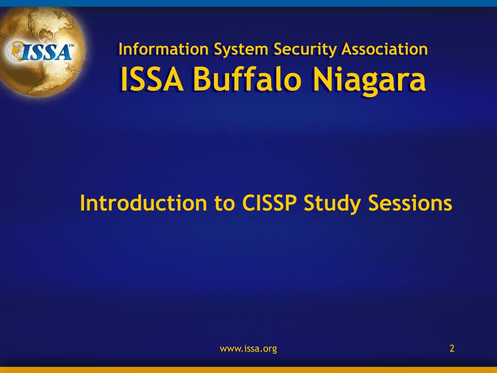 PPT Information System Security Association ISSA Buffalo Niagara PowerPoint Presentation ID