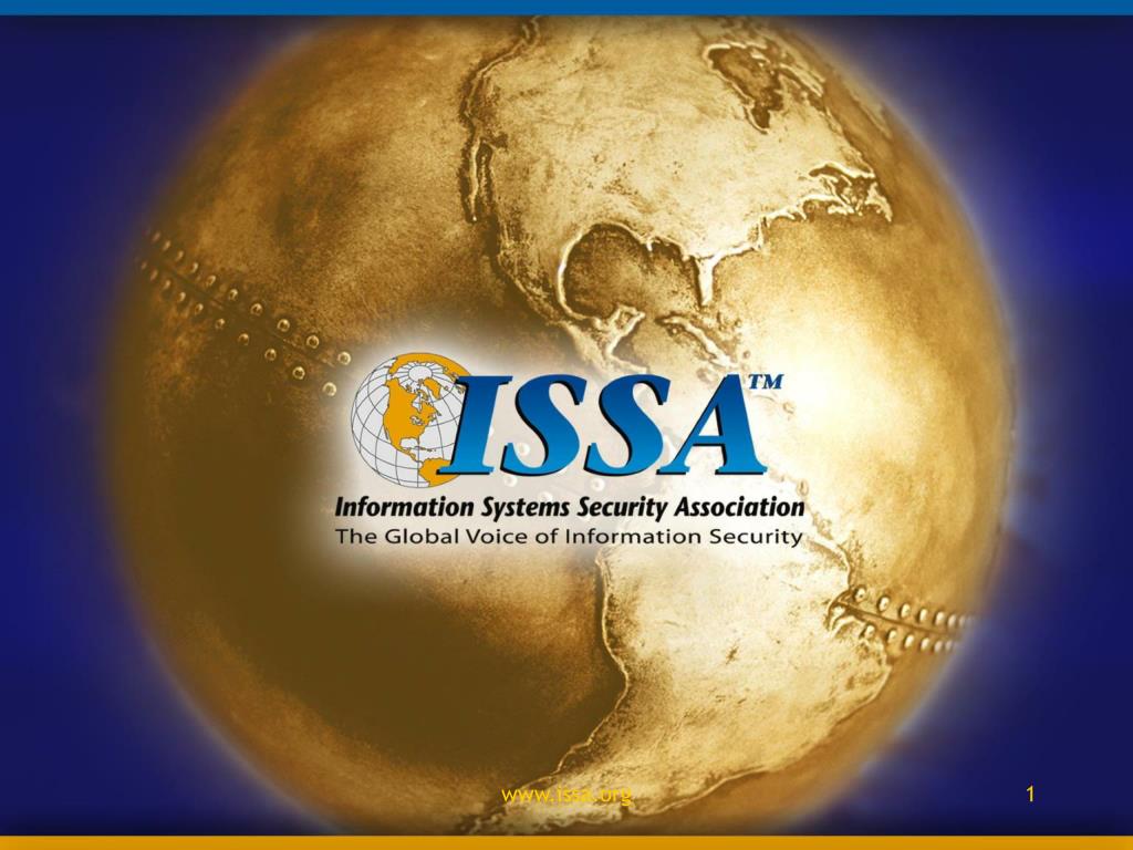 PPT Information System Security Association ISSA Buffalo Niagara PowerPoint Presentation ID