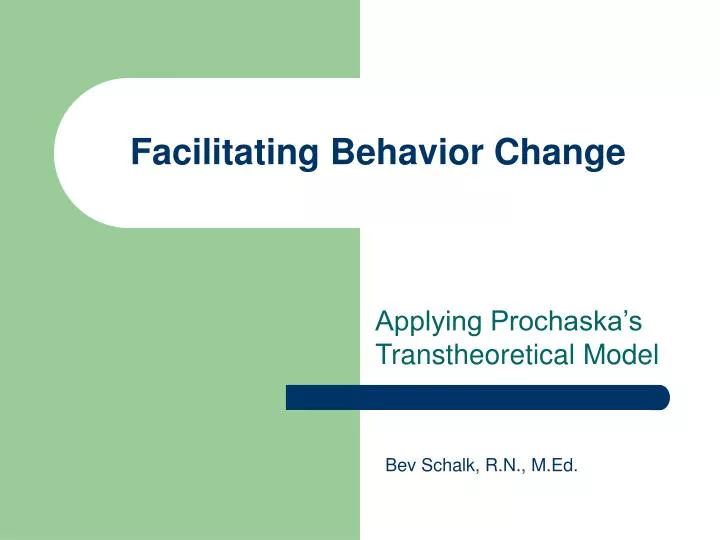 facilitating change facilitating change