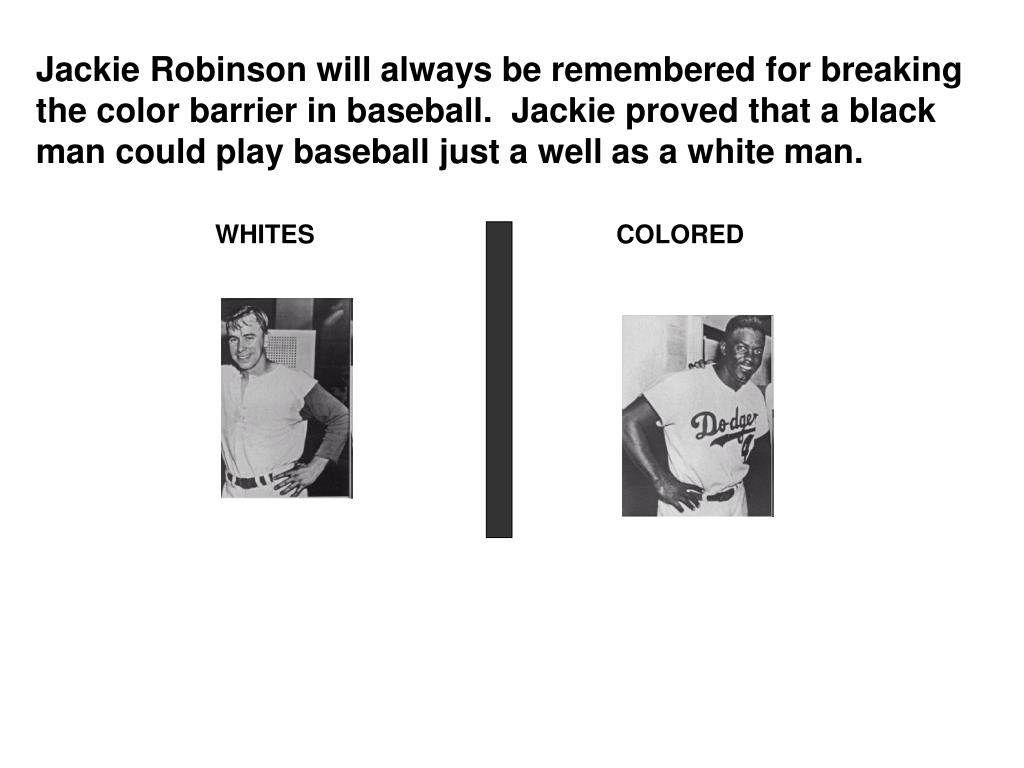 Реферат: Jackie Robinson Breaking The Color Barrier Essay