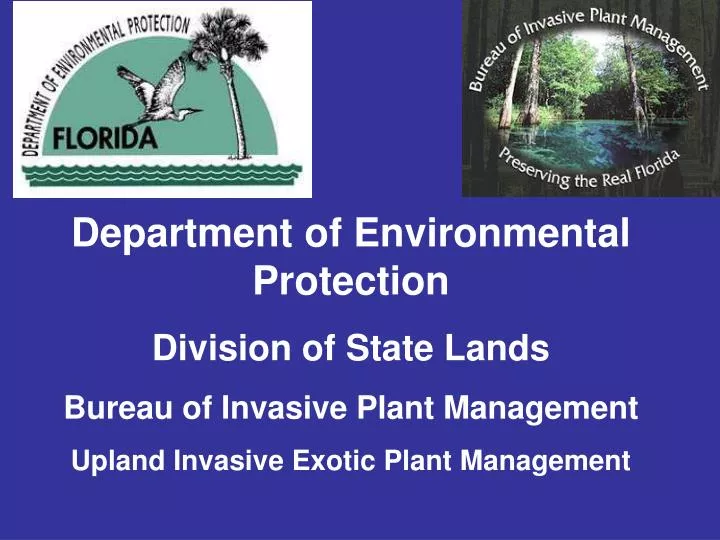 PPT - Department of Environmental Protection Division of State Lands ...