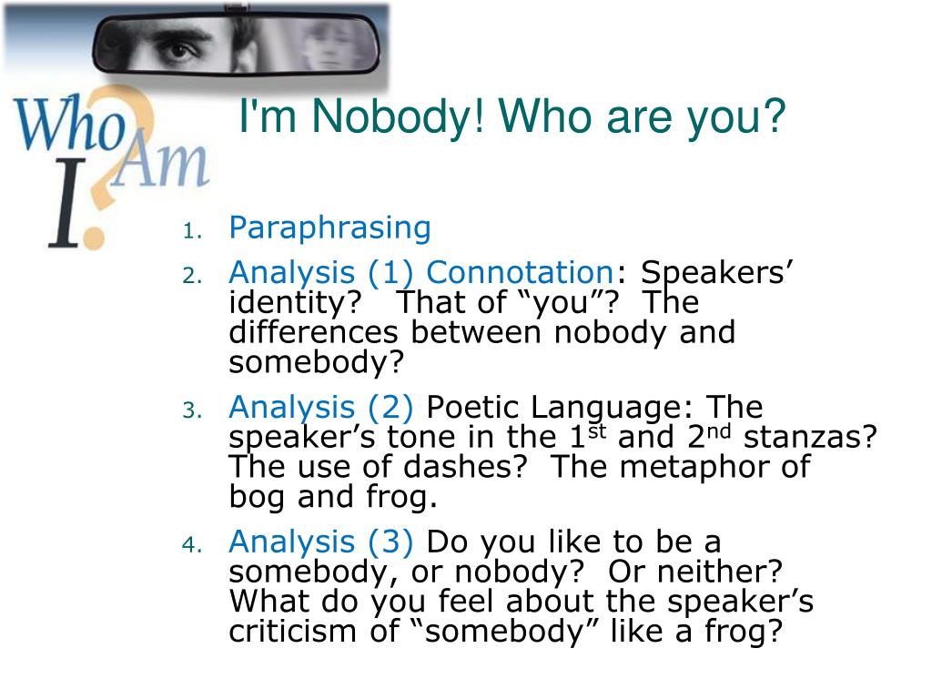Ppt Poetry 1 Identity Family Powerpoint Presentation Free Download Id 5175799