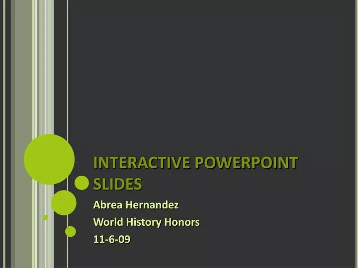 interactive powerpoint slides n.