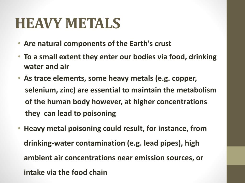 Ppt Heavy Metal Toxicity Powerpoint Presentation Free Download Id