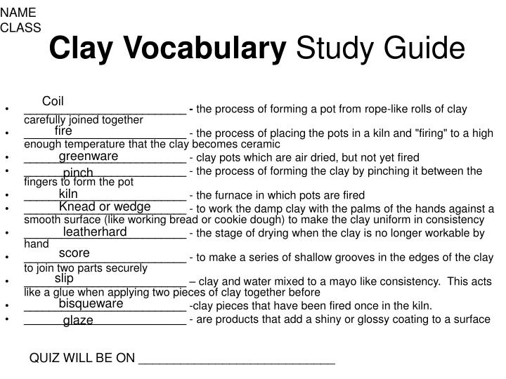 PPT Clay Rules & Procedures PowerPoint Presentation ID5176825