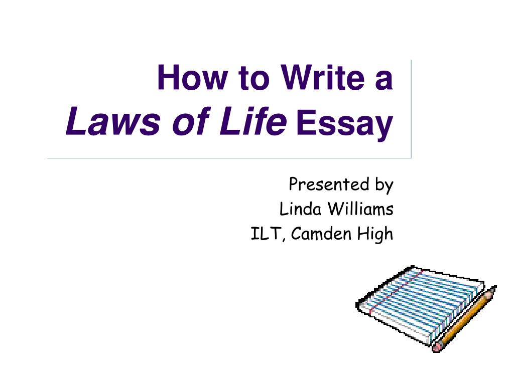 law of life essay winners