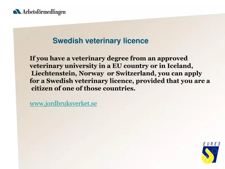 PPT Swedish veterinary licence PowerPoint Presentation, free download