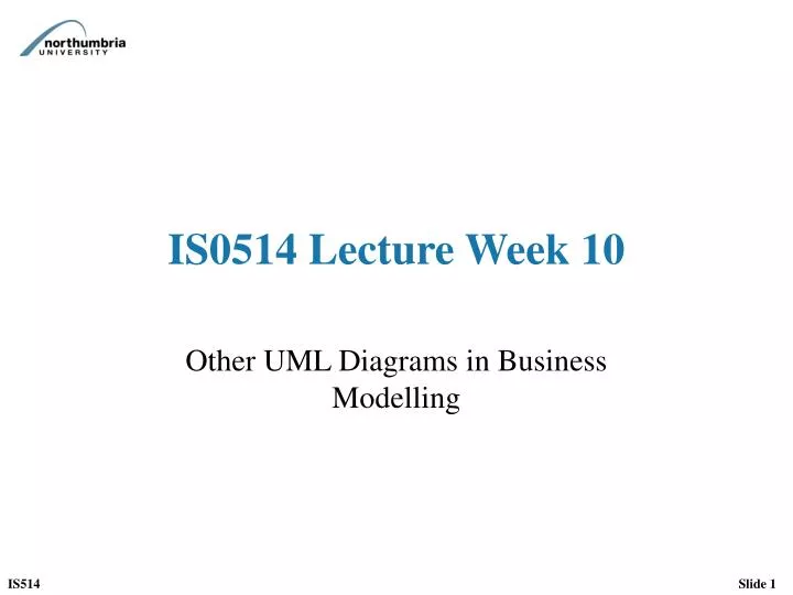 is0514 lecture week 10 n.