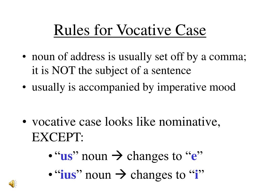 PPT Vocative Case PowerPoint Presentation Free Download ID 5179995 PPT Vocative Case PowerPoint Presentation Free Download ID 5179995