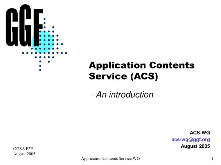 application contents service acs n.