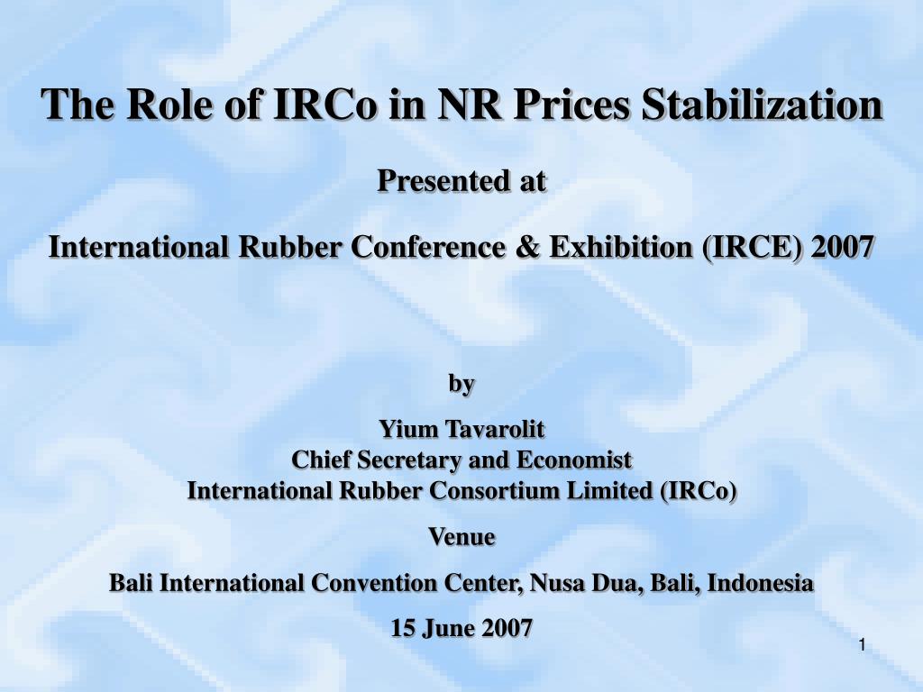 international rubber price today