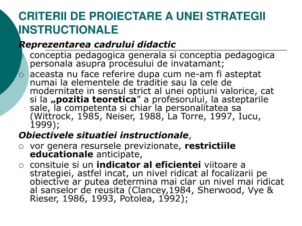PPT - STRATEGII DE INSTRUIRE PowerPoint Presentation, free download -  ID:5181095