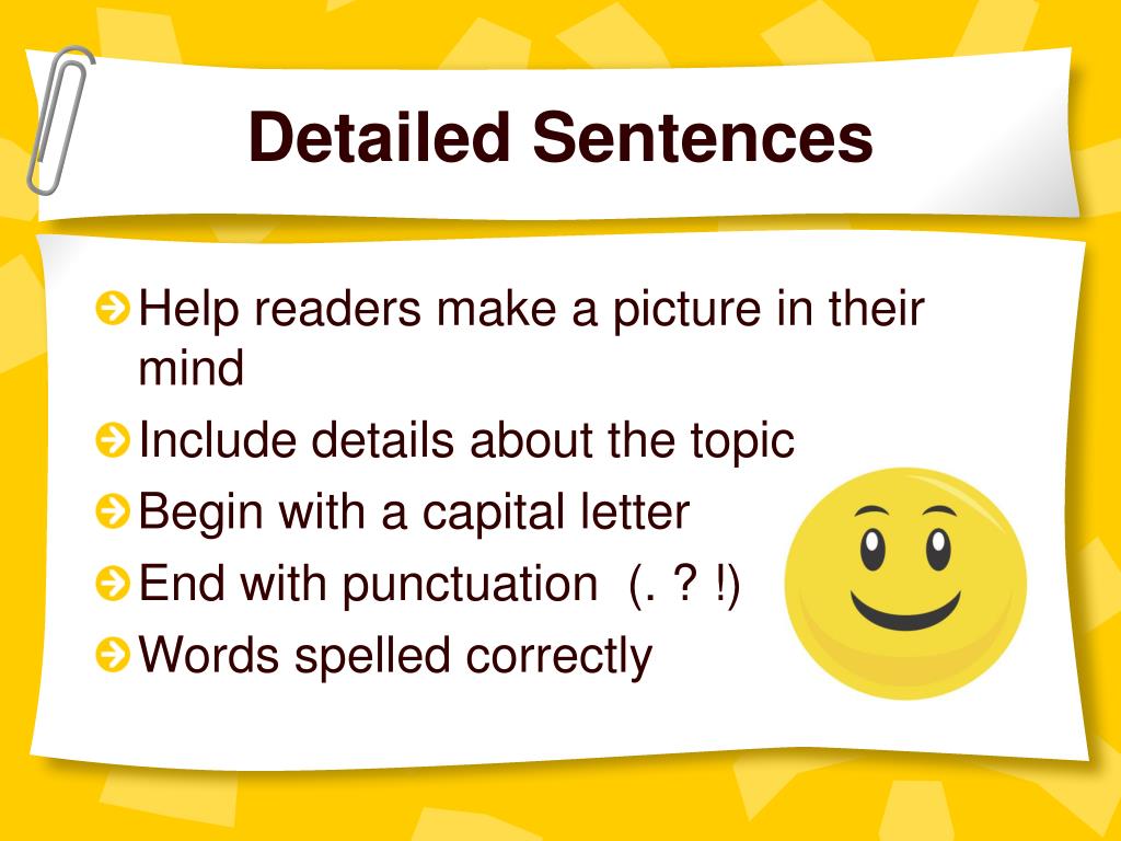 PPT Writing Detailed Sentences PowerPoint Presentation Free Download ID 5182121