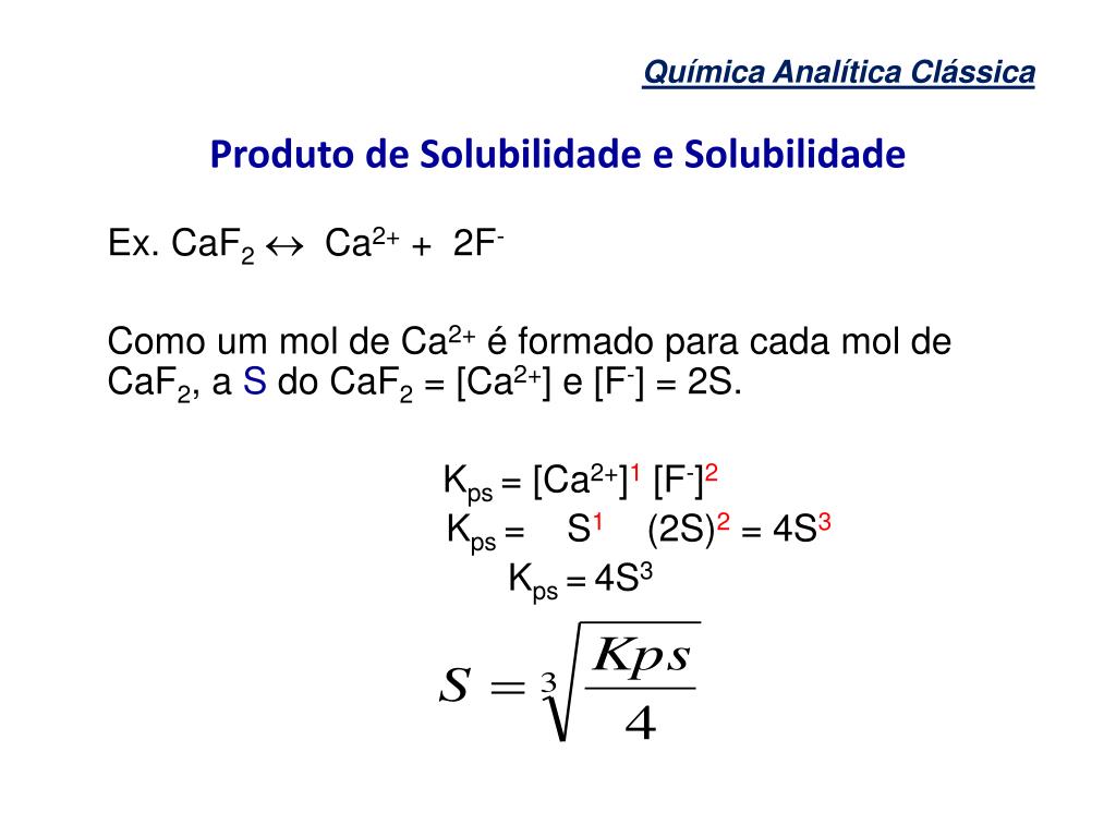 Ppt Equilíbrio De Solubilidade Powerpoint Presentation Free Download Id5182325 9428