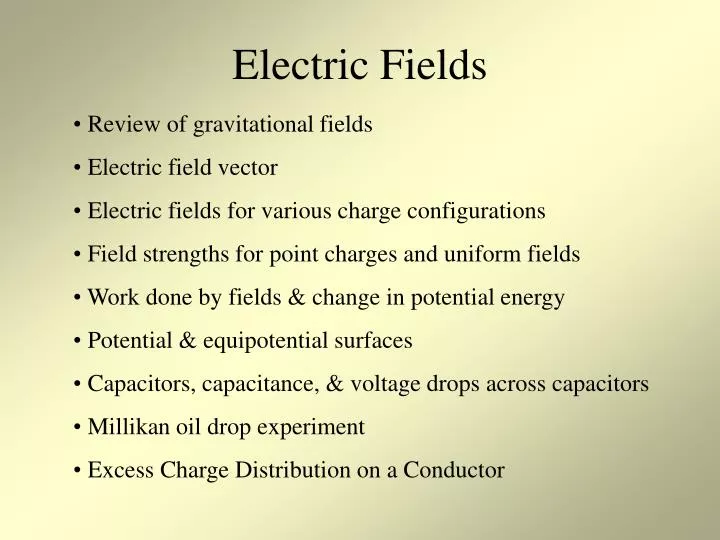 electric fields n.