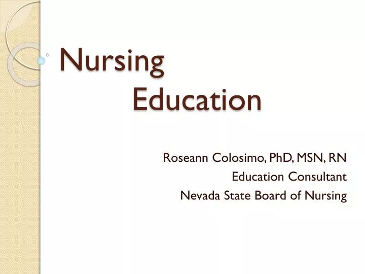 ppt for nursing education