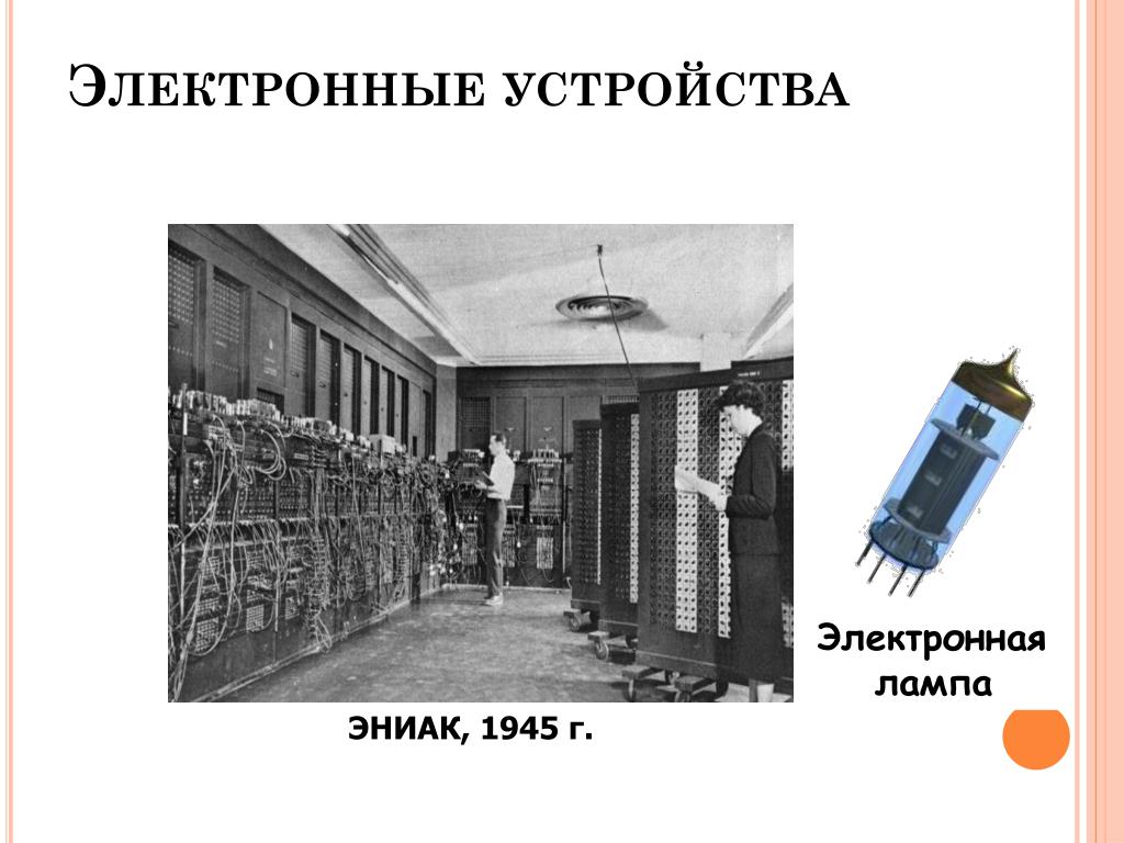 Первая эвм eniac была создана в конце 1945 г в сша фото