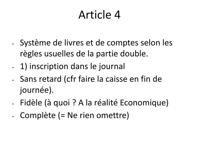 article 4 n.