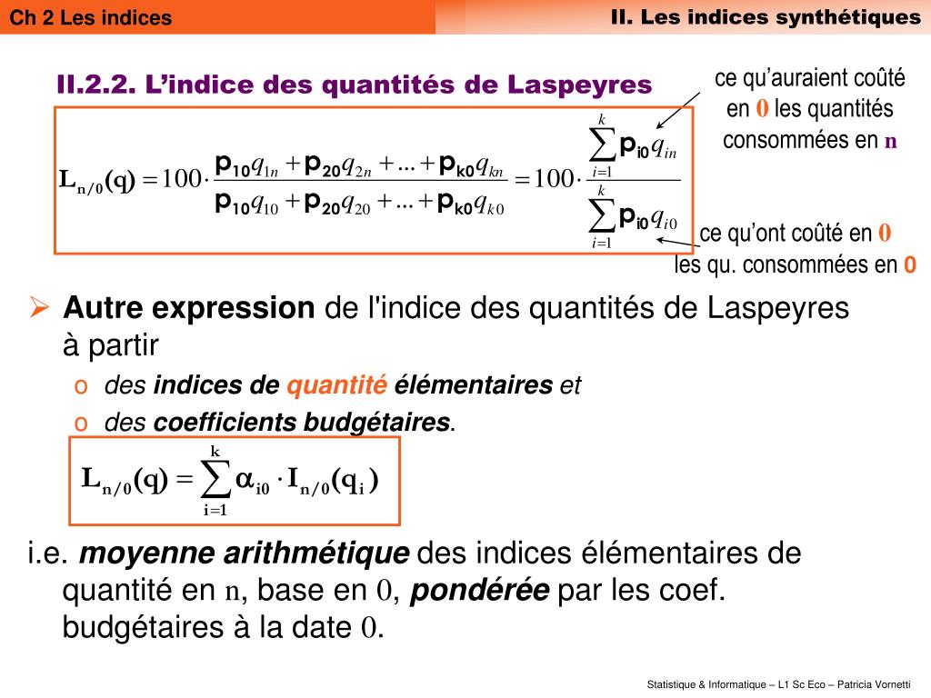 PPT - Ch 2 Les indices PowerPoint Presentation, free download - ID:5186800