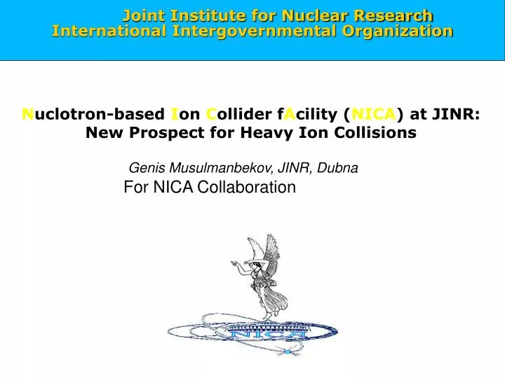 PPT - Joint Institute for Nuclear Research PowerPoint Presentation