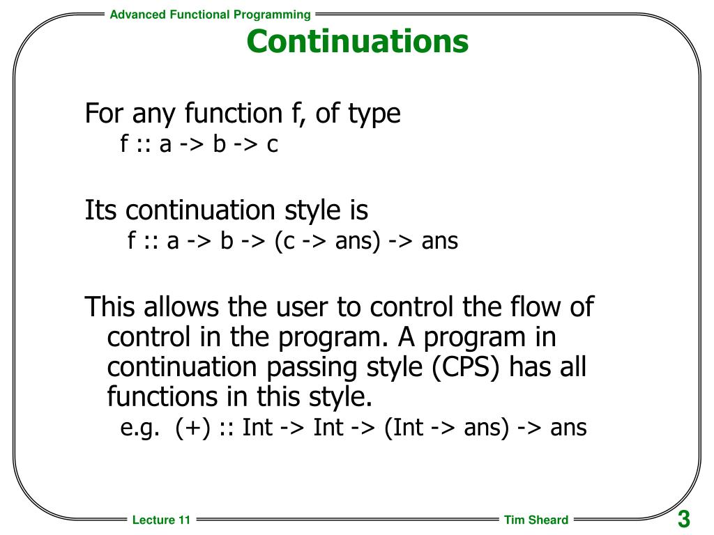 PPT - Advanced Functional Programming PowerPoint Presentation, free ...