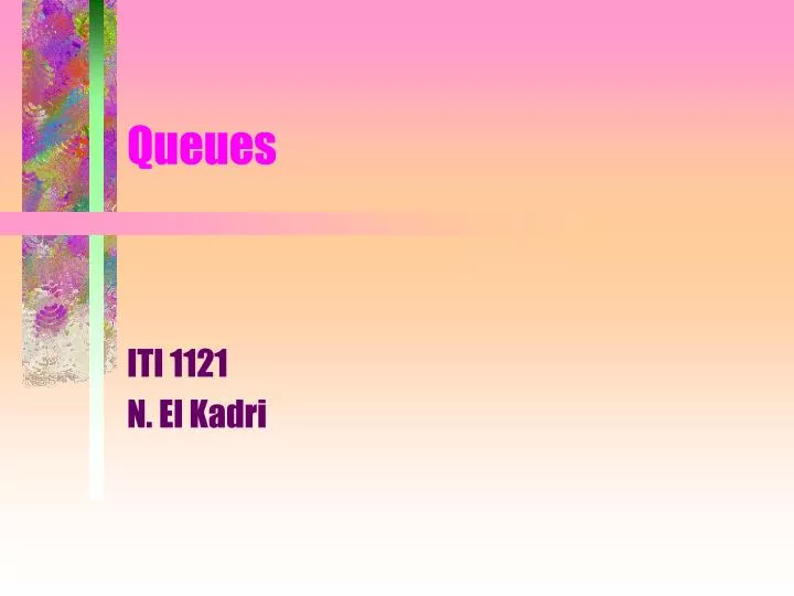 PPT - Queues PowerPoint Presentation, free download - ID:5188221