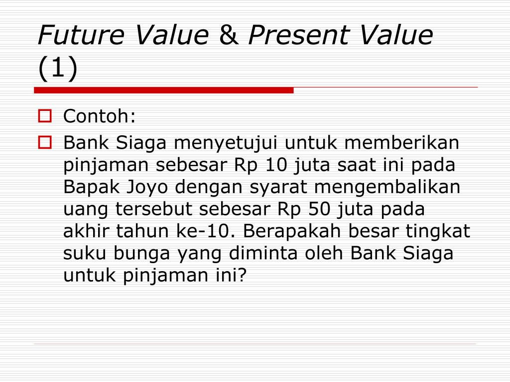 Future value
