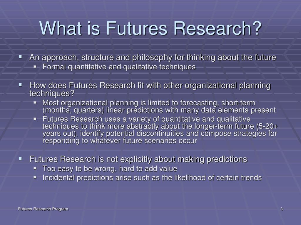 futures research