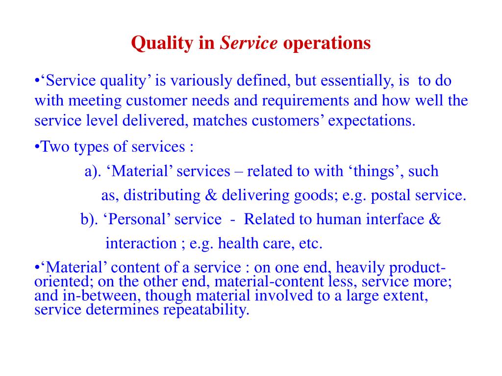 PPT - QUALITY MANAGEMENT PowerPoint Presentation, free download - ID ...