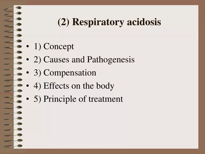 PPT (2) Respiratory acidosis PowerPoint Presentation, free download ID5193516