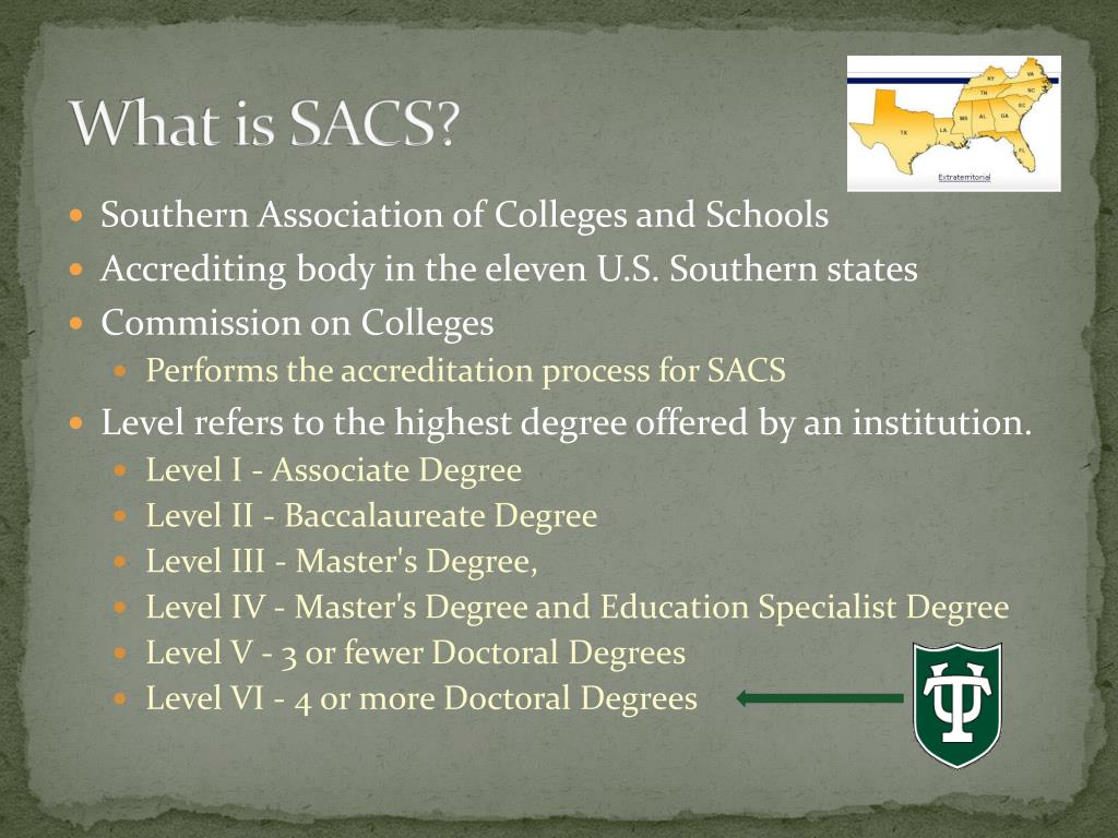PPT Tulane University SACS Accreditation ReAffirmation PowerPoint