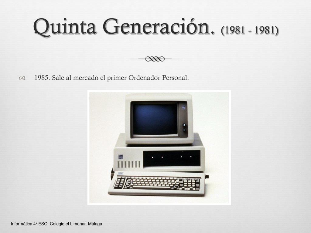 PPT La Historia De La Computaci n PowerPoint Presentation Free 