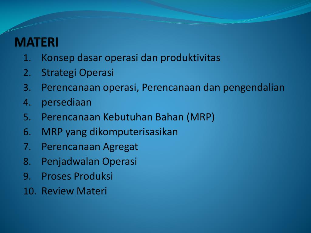 PPT - MANAJEMEN PRODUKSI DAN OPERASI PowerPoint Presentation, Free ...