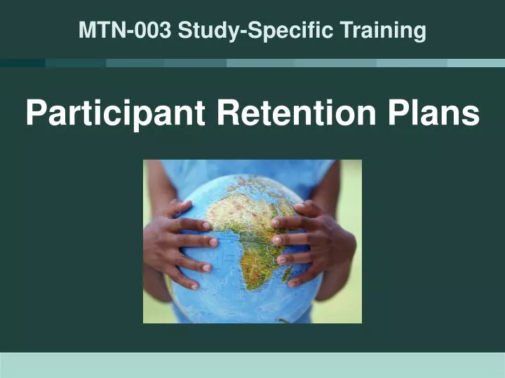 mtn 003 study specific training n.