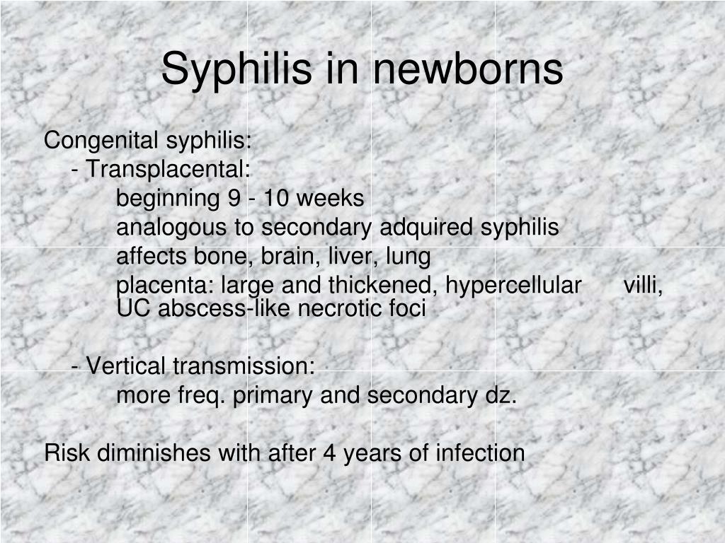 PPT - CONGENITAL SYPHILIS PowerPoint Presentation, free download - ID:51973011024 x 768
