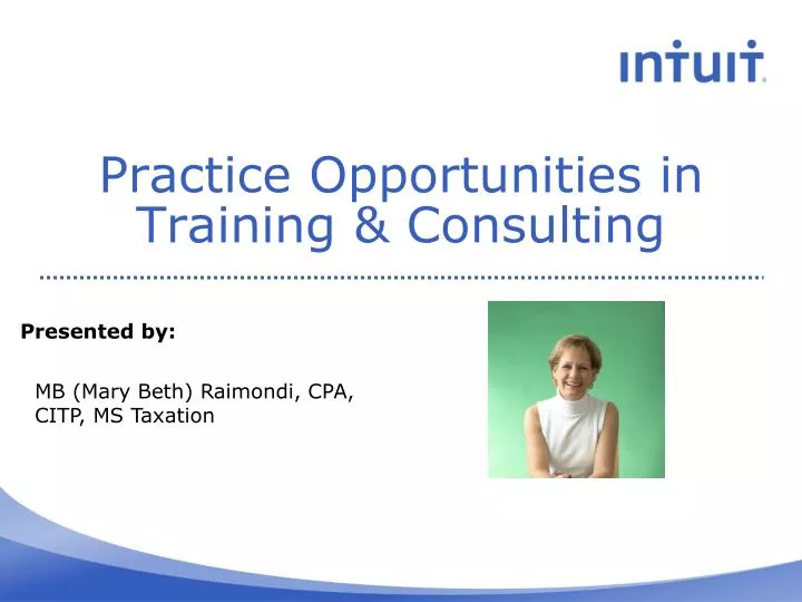 practice opportunities in training consulting n.