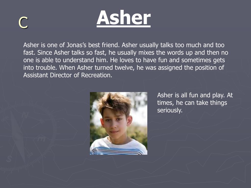 in the giver what assignment did asher get