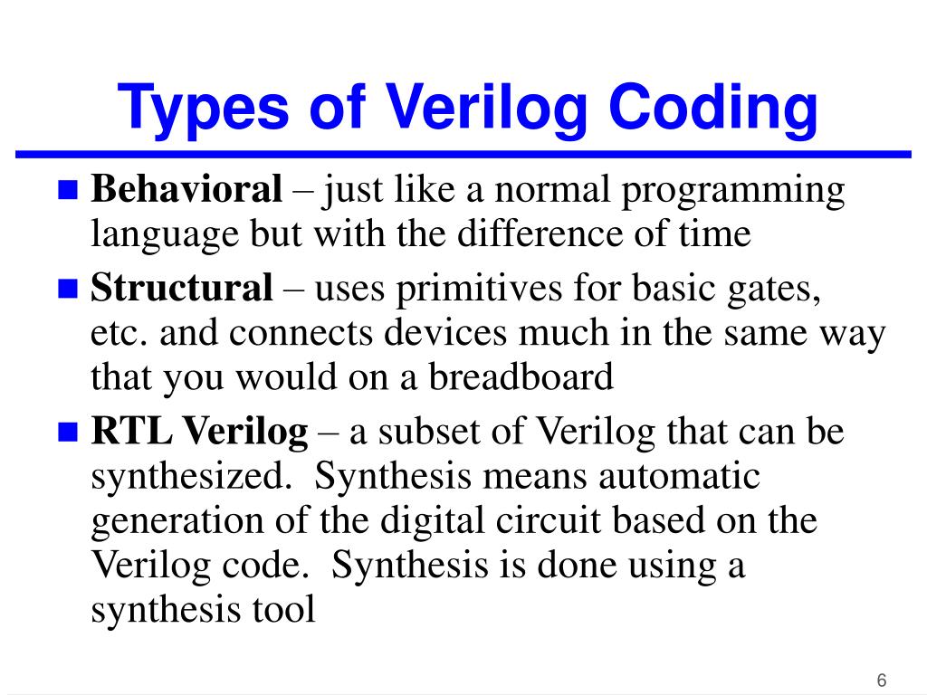 verilog assignment types